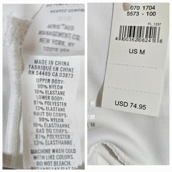 Offline by Aerie White Maggie Ruffle Tennis Dress Size M NWT - Picture 5 of 5